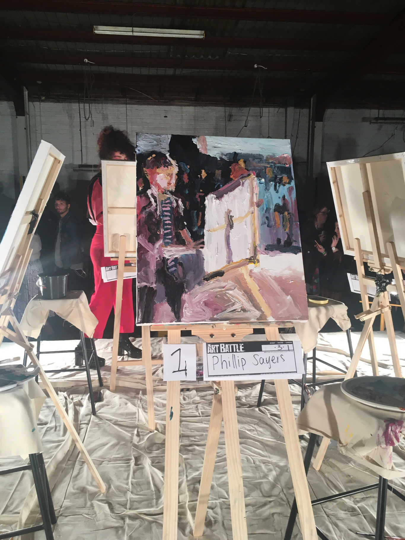 Winning painting by Phillip Sayers