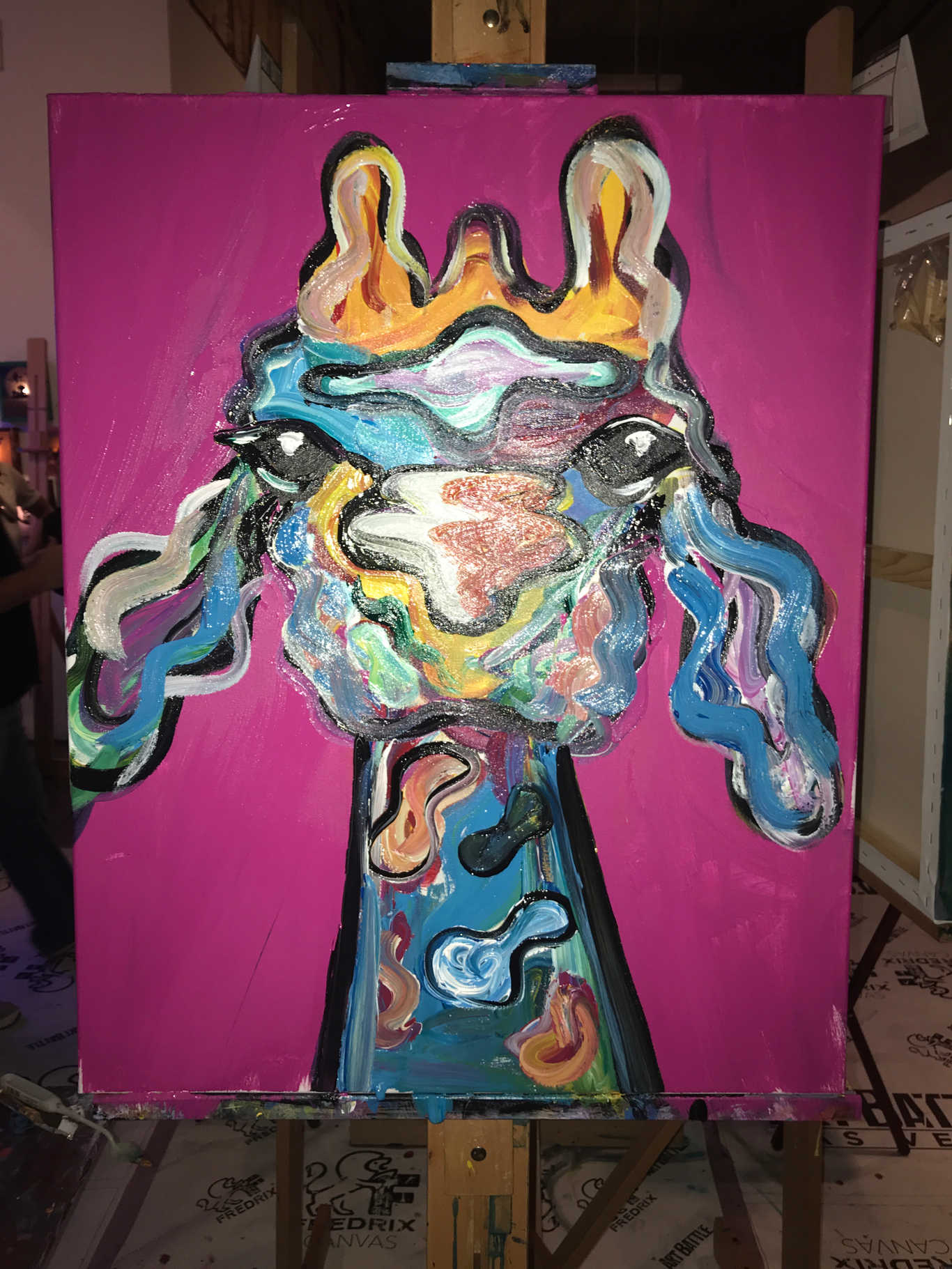 Winning painting by Caitlin Sparks