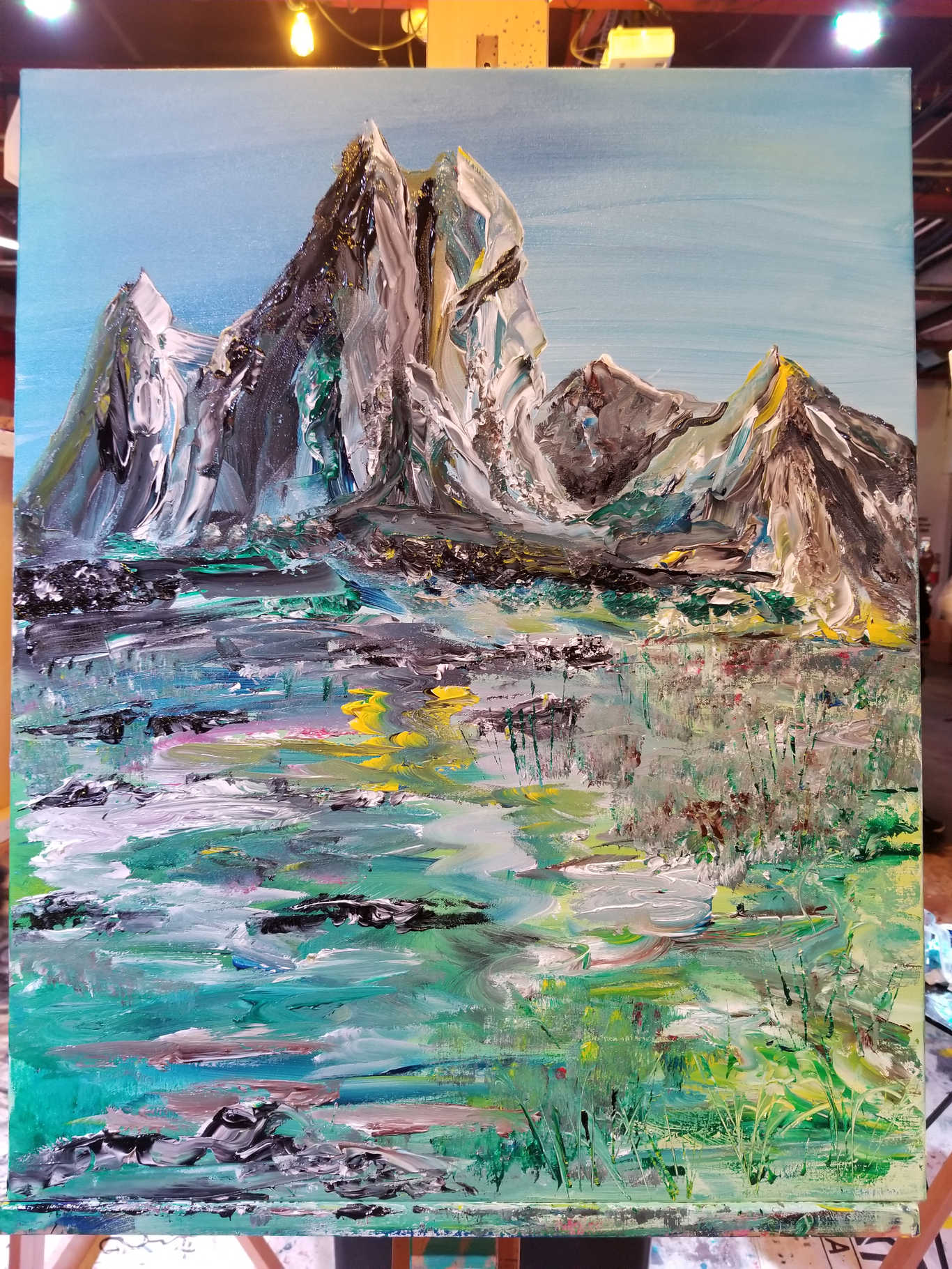 Winning painting by Meranda Dawkins