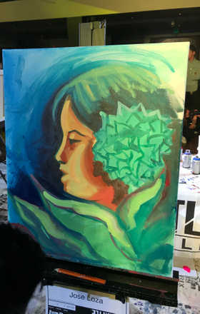 Jose Loza · AB1792-1-1 · Round 1 Easel 1