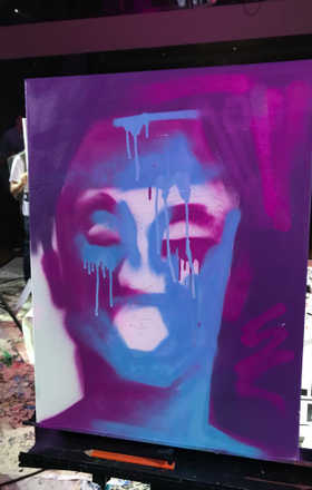 David Puck · AB1792-2-1 · Round 2 Easel 1