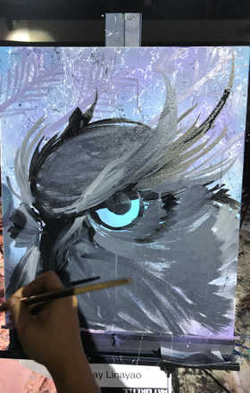 Jay Linayao · AB1792-2-3 · Round 2 Easel 3