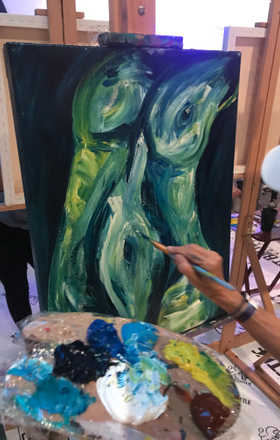 Michelle Surman · AB1794-1-5 · Round 1 Easel 5