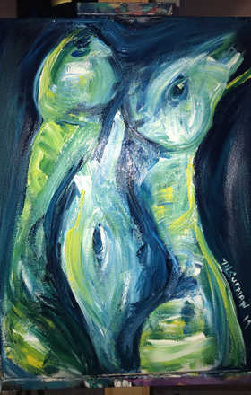 Michelle Surman · AB1794-1-5 · Round 1 Easel 5
