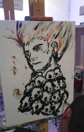 Josh Nogra · AB1794-2-5 · Round 2 Easel 5