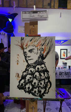 Josh Nogra · AB1794-2-5 · Round 2 Easel 5