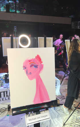 Michael Jon · AB1900-1-1 · Round 1 Easel 1