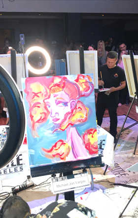 Michael Jon · AB1900-1-1 · Round 1 Easel 1