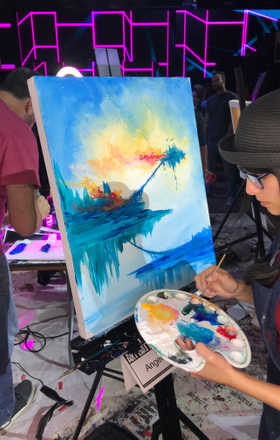 Angela Bermudez · AB1900-1-4 · Round 1 Easel 4