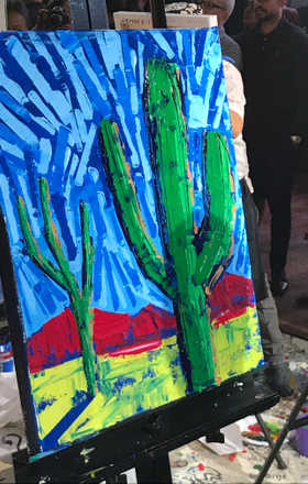 Joe Dietl · AB1900-2-3 · Round 2 Easel 3