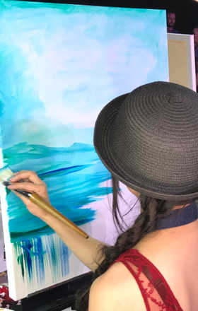 Angela Bermudez · AB1900-3-1 · Round 3 Easel 1