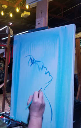 Melissa Moore · AB1908-1-5 · Round 1 Easel 5