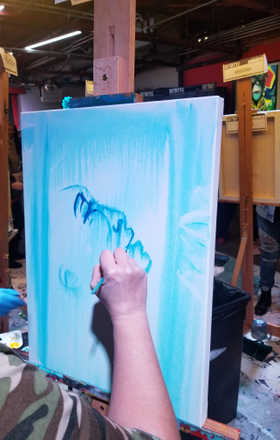 Melissa Moore · AB1908-1-5 · Round 1 Easel 5