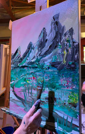 Meranda Dawkins · AB1908-2-3 · Round 2 Easel 3