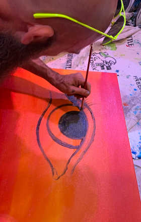 Bradley Harris · AB1908-2-5 · Round 2 Easel 5