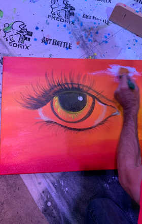 Bradley Harris · AB1908-2-5 · Round 2 Easel 5