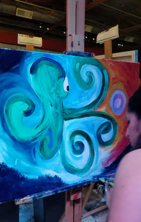 Maribel Barbosa · AB1908-3-4 · Round 3 Easel 4