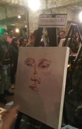 Tania Delgado · AB1990-2-4 · Round 2 Easel 4