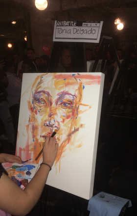 Tania Delgado · AB1990-2-4 · Round 2 Easel 4