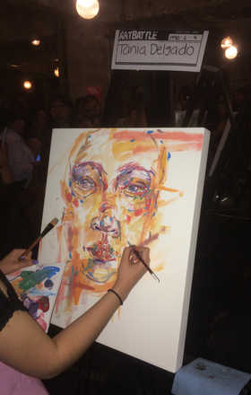 Tania Delgado · AB1990-2-4 · Round 2 Easel 4
