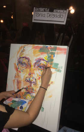 Tania Delgado · AB1990-2-4 · Round 2 Easel 4