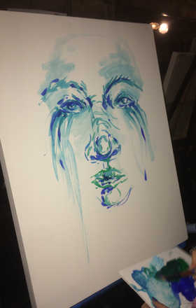 Tania Delgado · AB1990-3-3 · Round 3 Easel 3