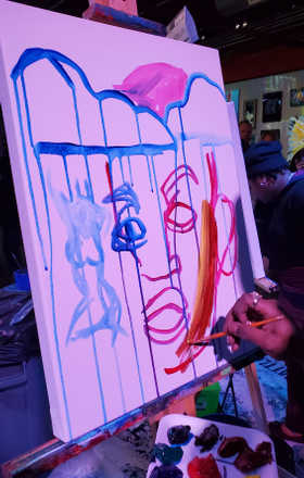 ArtWorkKirk · AB2000-1-4 · Round 1 Easel 4