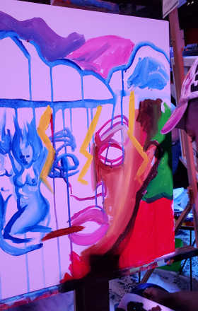 ArtWorkKirk · AB2000-1-4 · Round 1 Easel 4