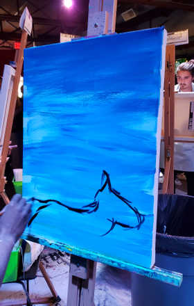 Jabare Ousley · AB2000-2-2 · Round 2 Easel 2