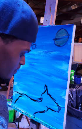 Jabare Ousley · AB2000-2-2 · Round 2 Easel 2
