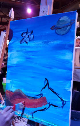 Jabare Ousley · AB2000-2-2 · Round 2 Easel 2