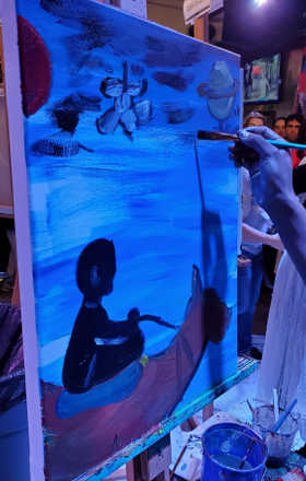 Jabare Ousley · AB2000-2-2 · Round 2 Easel 2