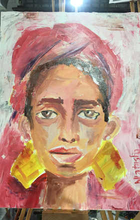 Natasha Gomez · AB2087-1-2 · Round 1 Easel 2