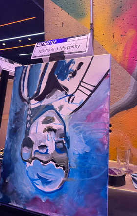 Michael J Mayosky · AB2218-1-4 · Round 1 Easel 4