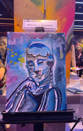 Michael J Mayosky · AB2218-1-4 · Round 1 Easel 4