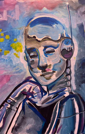 Michael J Mayosky · AB2218-1-4 · Round 1 Easel 4