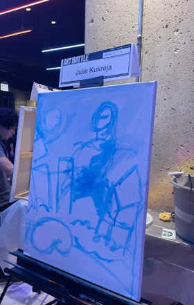 Julie Kukreja · AB2218-2-1 · Round 2 Easel 1