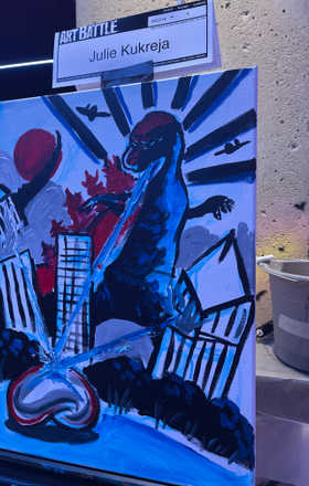 Julie Kukreja · AB2218-2-1 · Round 2 Easel 1