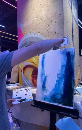 Arturo Aldama · AB2218-2-2 · Round 2 Easel 2