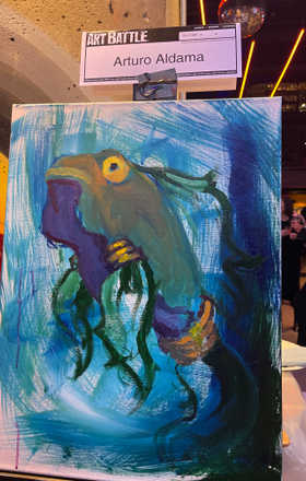Arturo Aldama · AB2218-2-2 · Round 2 Easel 2