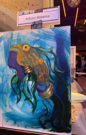 Arturo Aldama · AB2218-2-2 · Round 2 Easel 2