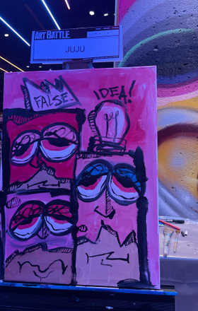 Juju · AB2218-2-3 · Round 2 Easel 3
