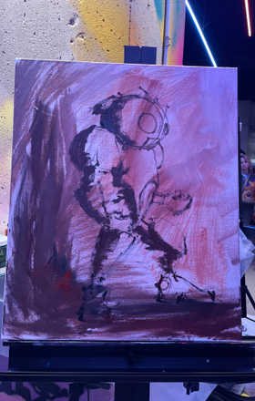 Arturo Aldama · AB2218-3-3 · Round 3 Easel 3