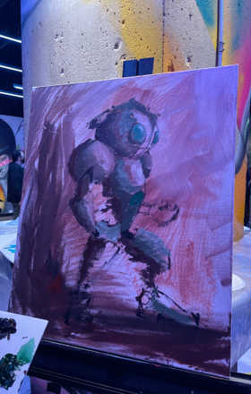 Arturo Aldama · AB2218-3-3 · Round 3 Easel 3
