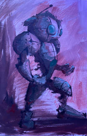 Arturo Aldama · AB2218-3-3 · Round 3 Easel 3