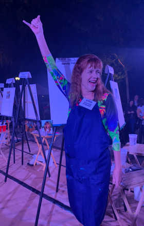 Sandy Fraser · AB2219-2-1 · Round 2 Easel 1