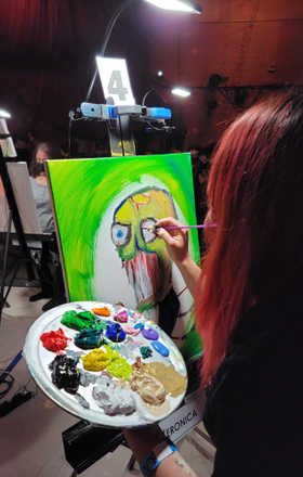 Veronica · AB2226-1-4 · Round 1 Easel 4