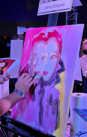 Danny Delgado · AB2243-1-2 · Round 1 Easel 2