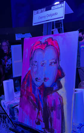 Danny Delgado · AB2243-1-2 · Round 1 Easel 2
