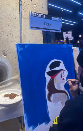Ricky D Ross · AB2244-1-1 · Round 1 Easel 1